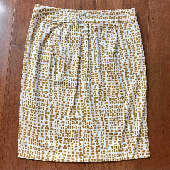 J. Crew Patterned Abstract Dot Skirt - Picture 3 of 3